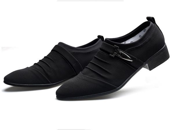 men luxurys casual shoes slip on male design loafers flats camisa social masculina mens dress shoe 38-48, Black
men luxurys casual shoes slip on male design loafers flats camisa social masculina mens dress shoe 38-48, Black