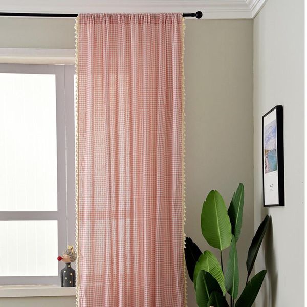 curtain & drapes 1pcs 1.4m wide japanese korean style plaid cotton linen tassel semi-blackout living room bedroom home decoration
curtain & drapes 1pcs 1.4m wide japanese korean style plaid cotton linen tassel semi-blackout living room bedroom home decoration