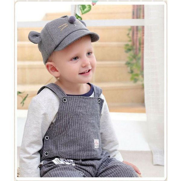 caps & hats cute baby hat with ears baseball cap summer boy girl sun, Yellow 
caps & hats cute baby hat with ears baseball cap summer boy girl sun, Yellow