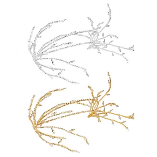 hair clips & barrettes luxury fashion bride headband crystal leaf band handmade bridal crown tiara wedding pageant accessories, Golden;silver
hair clips & barrettes luxury fashion bride headband crystal leaf band handmade bridal crown tiara wedding pageant accessories, Golden;silver