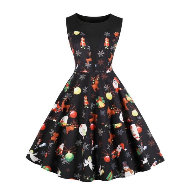 casual dresses dress women's clothing appliques woman vintage sleeveless christmas 1950s housewife party night, Black;gray
casual dresses dress women's clothing appliques woman vintage sleeveless christmas 1950s housewife party night, Black;gray