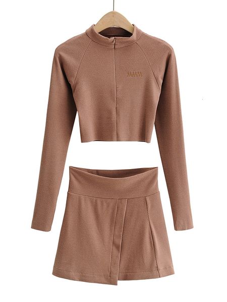 women's pants & capris 2021 fine spring short zipper long sleeve t-shirt + skirt with casual female suit nervuras 2 piece assembly, Black;white
women's pants & capris 2021 fine spring short zipper long sleeve t-shirt + skirt with casual female suit nervuras 2 piece assembly, Black;white