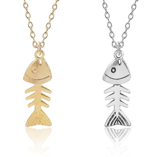 creative simple fishbone pendant metal necklace fashion women's gold silver color accessories cute girl party jewelry gift necklaces
creative simple fishbone pendant metal necklace fashion women's gold silver color accessories cute girl party jewelry gift necklaces