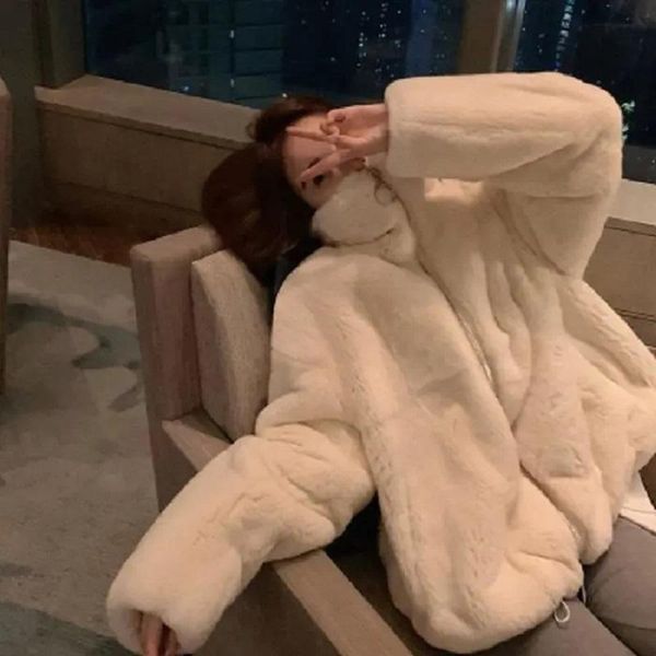 women's wool & blends autumn and winter keep warm lamb fur coat female stand-up collar rex faux jacket clothes size, Black
women's wool & blends autumn and winter keep warm lamb fur coat female stand-up collar rex faux jacket clothes size, Black