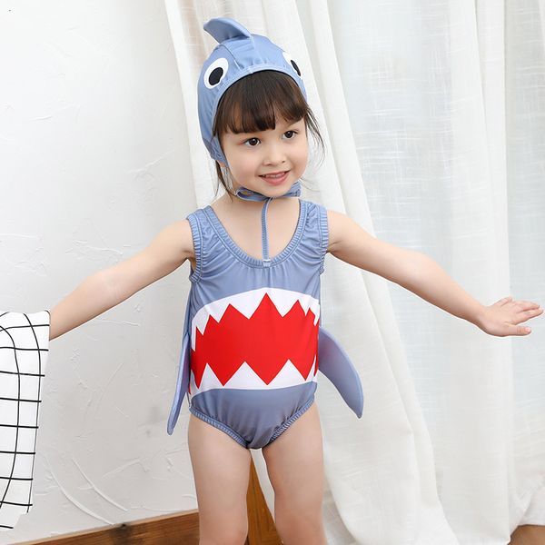 one children's boys' bathing piece cute 1 baby 3-year-old swimming suit girls' shark bikini, White;black
one children's boys' bathing piece cute 1 baby 3-year-old swimming suit girls' shark bikini, White;black