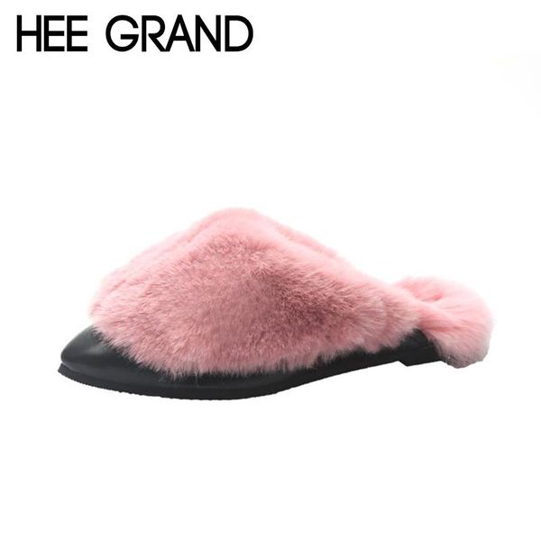 slippers hee grand women 2021 fashion indoor causal shoes slip on faux fur warm winter women's mujer xwt1433, Black
slippers hee grand women 2021 fashion indoor causal shoes slip on faux fur warm winter women's mujer xwt1433, Black