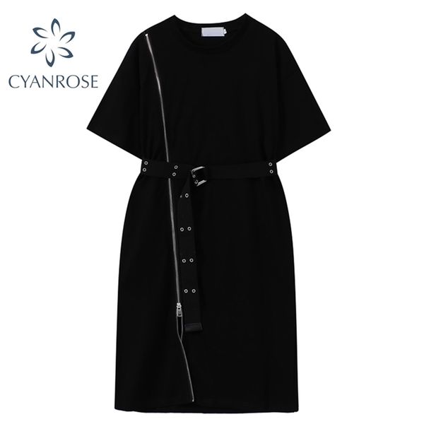 summer women vintage black zipper split dress with belt fashion streetwear waist dresses casual harajuku mini vestiods 210515, Black;gray
summer women vintage black zipper split dress with belt fashion streetwear waist dresses casual harajuku mini vestiods 210515, Black;gray