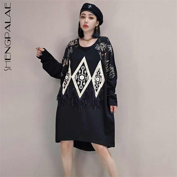 shengpllae personality printed dress women's spring v-neck large size tassel long sleeve mini dresses female tide 5c403 210427, White
shengpllae personality printed dress women's spring v-neck large size tassel long sleeve mini dresses female tide 5c403 210427, White
