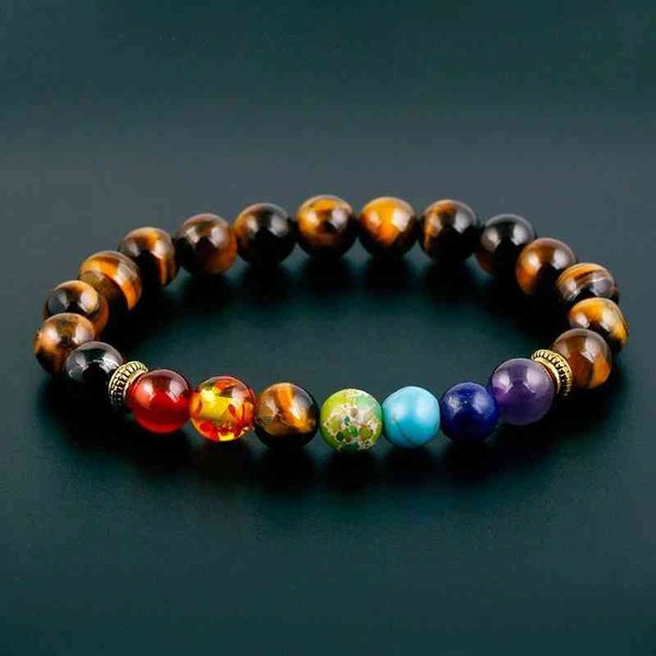 natural tiger eye stone 7 chakra bracelets & bangles yoga balance bead buddha prayer elastic bracelet men pulseira drop shipping, Red;brown
natural tiger eye stone 7 chakra bracelets & bangles yoga balance bead buddha prayer elastic bracelet men pulseira drop shipping, Red;brown