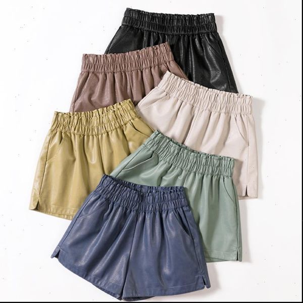 short women pu leather shorts womens autumn winter fashion woman elastic waist for pantalon corto mujer, White;black
short women pu leather shorts womens autumn winter fashion woman elastic waist for pantalon corto mujer, White;black
