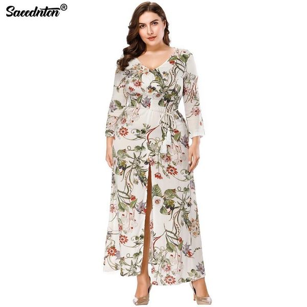 elegant bohemian style 3/4 sleeve dresses women 2021 summer plus size female v-neck elasticity waist flowers print beach dress casual, Black;gray
elegant bohemian style 3/4 sleeve dresses women 2021 summer plus size female v-neck elasticity waist flowers print beach dress casual, Black;gray