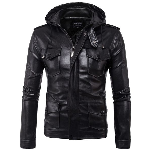 high-end men leather jackets men stand collar pilot leather coat male motorcycle leather jackets jaqueta de couro brand clothing, Black;brown
high-end men leather jackets men stand collar pilot leather coat male motorcycle leather jackets jaqueta de couro brand clothing, Black;brown