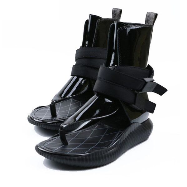 flipflops women gladiator thong sandals patent leather flat heels summer shoes ankle strap buckled platform beach shoe, Black
flipflops women gladiator thong sandals patent leather flat heels summer shoes ankle strap buckled platform beach shoe, Black
