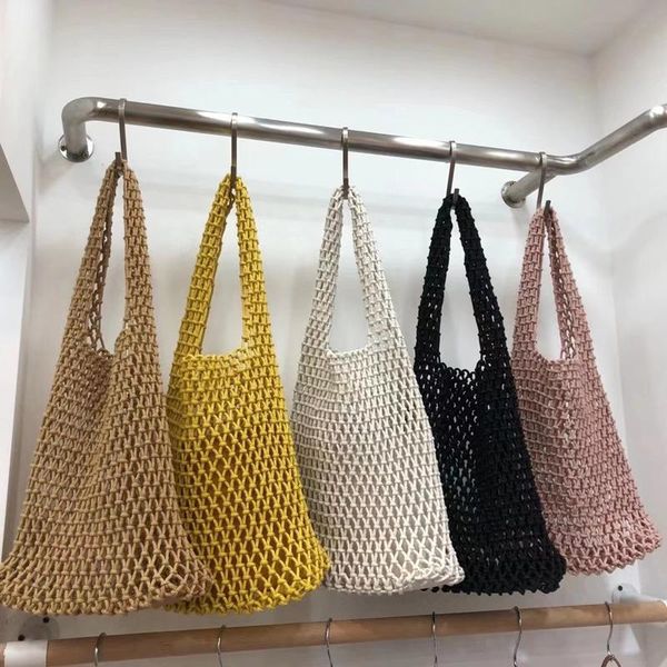 duffel bags cotton thread knitted women handbags ladies net hollow out tote bag female woven shoulder beach sets whole sale
duffel bags cotton thread knitted women handbags ladies net hollow out tote bag female woven shoulder beach sets whole sale