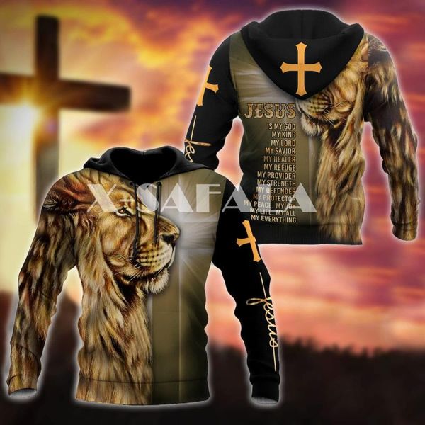 men's hoodies & sweatshirts jesus in my heart lion 3d full print size hoodie man women harajuku outwear zipper pullover sweatshirt unis, Black
men's hoodies & sweatshirts jesus in my heart lion 3d full print size hoodie man women harajuku outwear zipper pullover sweatshirt unis, Black