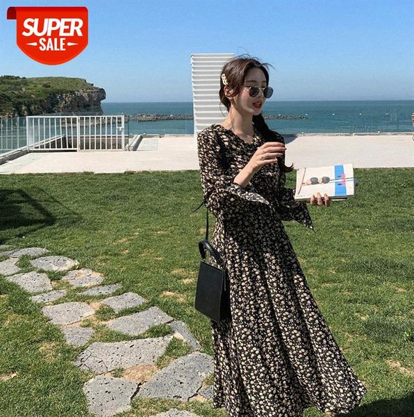 years french style waist was thin, retro temperament bottoming floral chiffon dress over-the-knee midi skirt female #0j49, Black;gray
years french style waist was thin, retro temperament bottoming floral chiffon dress over-the-knee midi skirt female #0j49, Black;gray