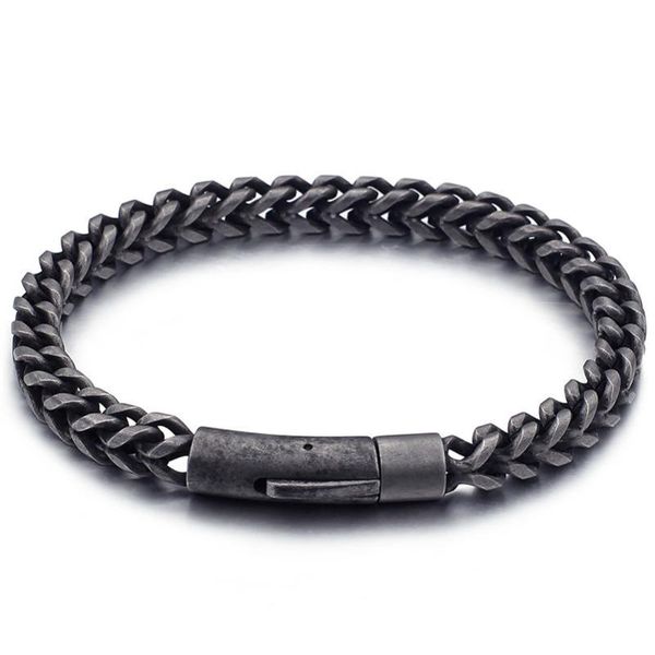 link, chain 6mm thick men bracelet cool black stainless steel friendship men's vintage biker jewelry gifts
link, chain 6mm thick men bracelet cool black stainless steel friendship men's vintage biker jewelry gifts