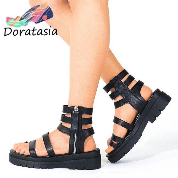 sandals sarairis ins women solid zipper open toe platform shoes chunky heel cool fashion summer, Black
sandals sarairis ins women solid zipper open toe platform shoes chunky heel cool fashion summer, Black