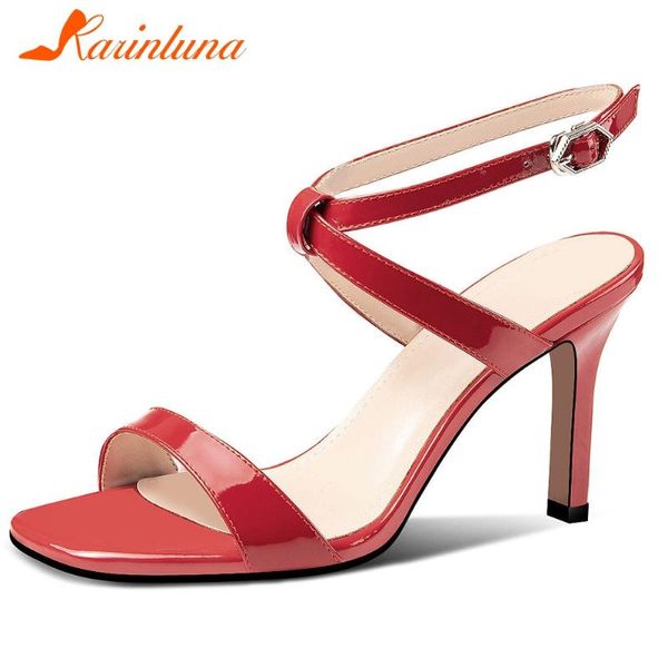 female party dress sandals open toe brand women genuine leather ankle strap high heels shoes, Black
female party dress sandals open toe brand women genuine leather ankle strap high heels shoes, Black