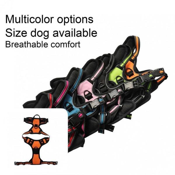 dog collars & leashes useful pet harness vest adjustable practical no-choke chest strap supplies
dog collars & leashes useful pet harness vest adjustable practical no-choke chest strap supplies