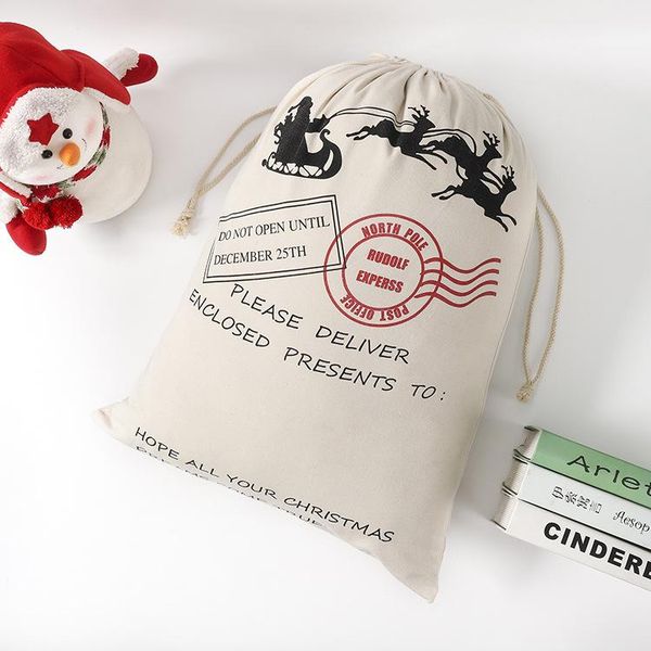 christmas decorations 20pcs/lot canvas santa sack bag gift drawstring day decoration fast delivery
christmas decorations 20pcs/lot canvas santa sack bag gift drawstring day decoration fast delivery