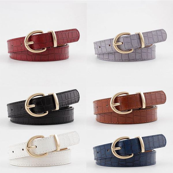 belts 2021 women's wide black white violet brown crocodile skin print belt waistband female gold pin buckle for women dress, Black;brown
belts 2021 women's wide black white violet brown crocodile skin print belt waistband female gold pin buckle for women dress, Black;brown