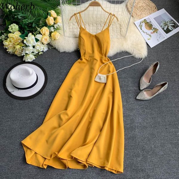summer evening party dress women cross spaghetti strap backless solid maxi dresses chic elegant vestidos robe 210417, Black;gray
summer evening party dress women cross spaghetti strap backless solid maxi dresses chic elegant vestidos robe 210417, Black;gray