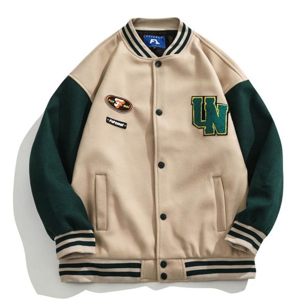 men's jackets hip hop embroidery college mens cotton patchwork color block harajuku bomber jacket women baseball coat 2021 autumn, Black;brown
men's jackets hip hop embroidery college mens cotton patchwork color block harajuku bomber jacket women baseball coat 2021 autumn, Black;brown