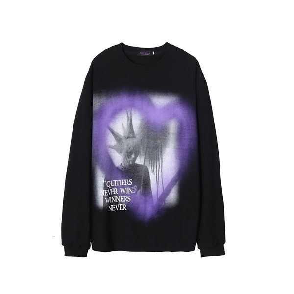 chaopai high street printed large long sleeved pullover for boys and young students street oversized sweater, Black
chaopai high street printed large long sleeved pullover for boys and young students street oversized sweater, Black