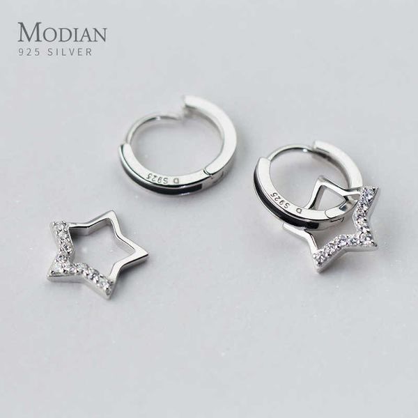 bright zircon star hoop earrings genuine 100% 925 sterling silver anti-allergy for women ol style fine jewelry 210707, Golden;silver
bright zircon star hoop earrings genuine 100% 925 sterling silver anti-allergy for women ol style fine jewelry 210707, Golden;silver