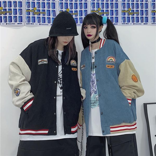 women's jackets 2021 korean style autumn winter women denim bomber jacket long sleeve casual ladies baseball loose coats female outwear, Black;brown
women's jackets 2021 korean style autumn winter women denim bomber jacket long sleeve casual ladies baseball loose coats female outwear, Black;brown