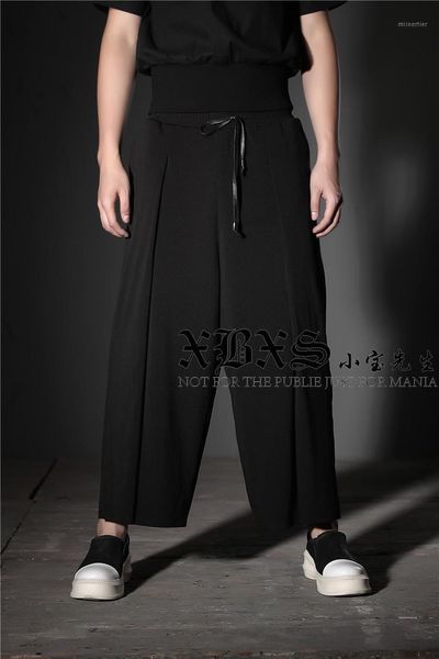 men's pants 27-44 2021 clothing hair stylist fashion bigbang ankle length trousers harem dance plus size costumes, Black
men's pants 27-44 2021 clothing hair stylist fashion bigbang ankle length trousers harem dance plus size costumes, Black