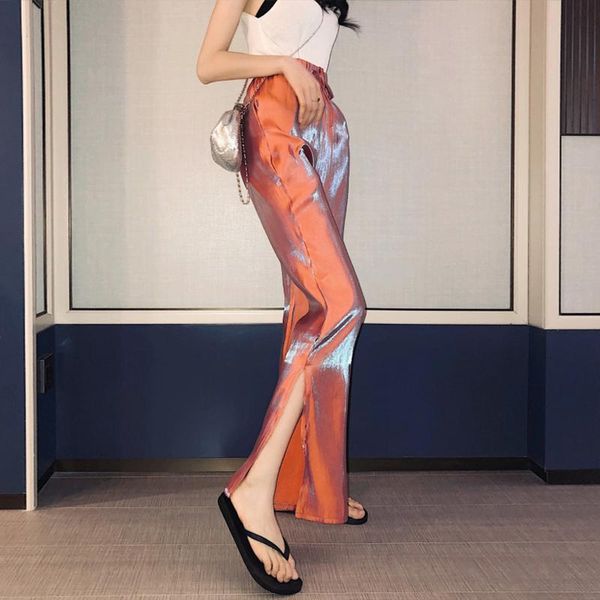 women's pants & capris high waist long clothing summer solid casual style fashion brand straight ladies pantalon largo 2021, Black;white
women's pants & capris high waist long clothing summer solid casual style fashion brand straight ladies pantalon largo 2021, Black;white