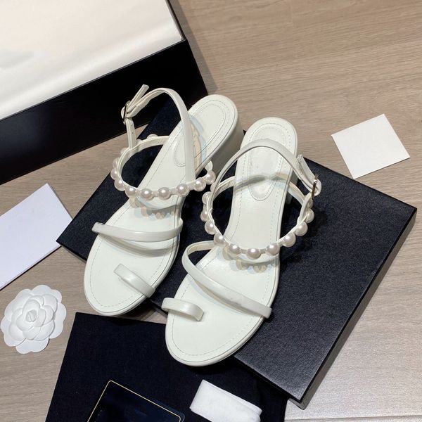 4 cm spring and summers sandals roman flats women's slippers pearl clip summer shoes, Black
4 cm spring and summers sandals roman flats women's slippers pearl clip summer shoes, Black