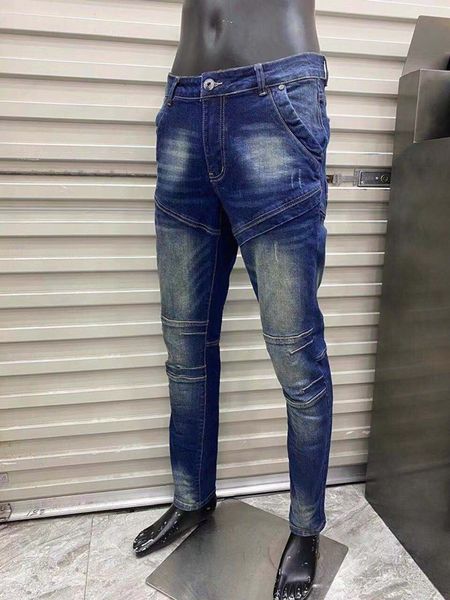 designer style distrressed mens jeans hip hop slim leg trousers bleached blue fashion club clothing for male skinny pants
designer style distrressed mens jeans hip hop slim leg trousers bleached blue fashion club clothing for male skinny pants