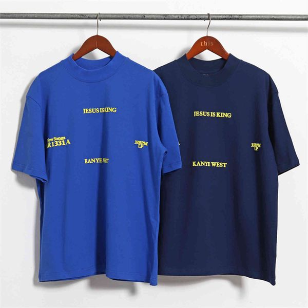 men's t-shirts new kanye west t-shirt foam printing jesus is king short sleeve men women 1:1 kanye west tee loos, White;black
men's t-shirts new kanye west t-shirt foam printing jesus is king short sleeve men women 1:1 kanye west tee loos, White;black