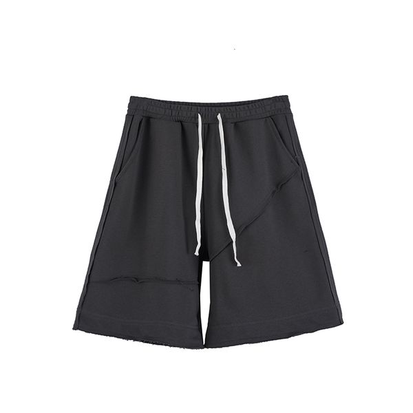men's shorts streetweardeawstring terrt summer raw ee male shorts oversize solid hip hop loose casually five-point pants, White;black
men's shorts streetweardeawstring terrt summer raw ee male shorts oversize solid hip hop loose casually five-point pants, White;black