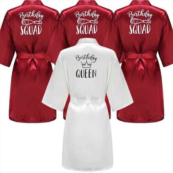 birthday queen amp squad party womens sleepwears robe satin princess girl favor ladies dressing kimono robes, Black;red
birthday queen amp squad party womens sleepwears robe satin princess girl favor ladies dressing kimono robes, Black;red