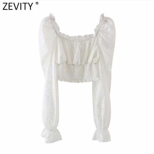 zevity women agaric lace square collar hem elastic short smock blouse female ruffles casual shirt chic blusas ls7556 210603, White
zevity women agaric lace square collar hem elastic short smock blouse female ruffles casual shirt chic blusas ls7556 210603, White