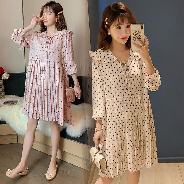 701# maternity clothes spring autumn short sleeve easy matching loose stylish dress pregnant women mom dresses, White
701# maternity clothes spring autumn short sleeve easy matching loose stylish dress pregnant women mom dresses, White