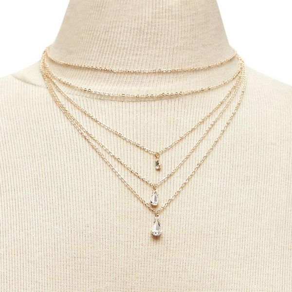 chains ornaments imitation gemstones levels drop pendant necklace chain of clavicle xl163 women in europe and the trend, Silver
chains ornaments imitation gemstones levels drop pendant necklace chain of clavicle xl163 women in europe and the trend, Silver