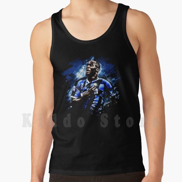 men' tank romelu lukaku vest 100% cotton inter soccer belgium ibrahimovic, White;black
men' tank romelu lukaku vest 100% cotton inter soccer belgium ibrahimovic, White;black