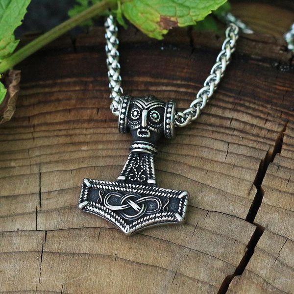 pendant necklaces 1pcs men stainless steel perun slavic god of thunder slav mythology eastern pagan viking warrior hammer necklace, Silver
pendant necklaces 1pcs men stainless steel perun slavic god of thunder slav mythology eastern pagan viking warrior hammer necklace, Silver