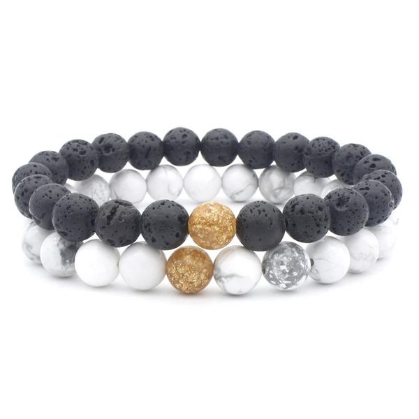 beaded, strands 8mm volcanic rock white turquoise beads bracelets pulseras bracelet charms friendship charm, Black
beaded, strands 8mm volcanic rock white turquoise beads bracelets pulseras bracelet charms friendship charm, Black