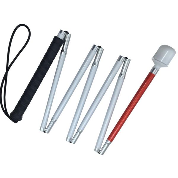 trekking poles 125cm, 130cm, 135cm, 140cm,145cm,150cm,155cm, aluminum white cane with black handle for the blind (folds down 7 sections)
trekking poles 125cm, 130cm, 135cm, 140cm,145cm,150cm,155cm, aluminum white cane with black handle for the blind (folds down 7 sections)