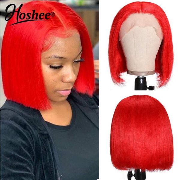brazilian remy short bob transparent lace wigs pre plucked red colored human hair 180% front for women, Black;brown
brazilian remy short bob transparent lace wigs pre plucked red colored human hair 180% front for women, Black;brown