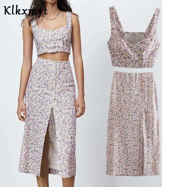 klkxmyt za fashion floral print sleeveless crop women tanks camis and high waist long skirt two pieces set 210527, White
klkxmyt za fashion floral print sleeveless crop women tanks camis and high waist long skirt two pieces set 210527, White