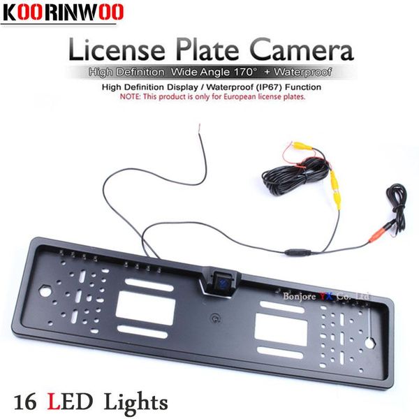 car rear view cameras& parking sensors koorinwoo eu license plate frame camera 16 led lights number backup reverse reversing back up cam
car rear view cameras& parking sensors koorinwoo eu license plate frame camera 16 led lights number backup reverse reversing back up cam