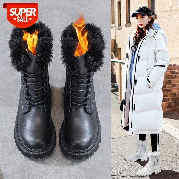 mid-tube snow boots women's warm cotton shoes british style lace-up thick-soled martin winter plus velvet thick flat-bottomed #4k3t, Black
mid-tube snow boots women's warm cotton shoes british style lace-up thick-soled martin winter plus velvet thick flat-bottomed #4k3t, Black