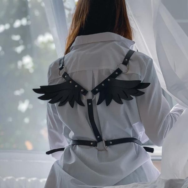 belts pastel goth angel wings waistband leather harness women punk women's corset belt harajuku accessories jewelry gifts luxury, Black;brown
belts pastel goth angel wings waistband leather harness women punk women's corset belt harajuku accessories jewelry gifts luxury, Black;brown